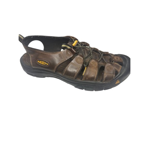 Keen‎ Newport Men’s Sandals Size 13 Waterproof Leather Adjustable Drawstring TPU - Picture 4 of 10